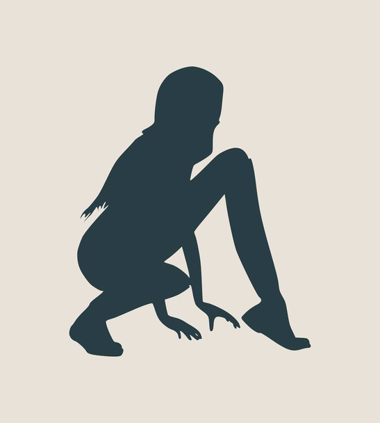 Sexy women silhouette - Вектор, зображення