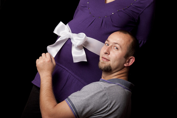 Pregnant couple - Foto, Bild