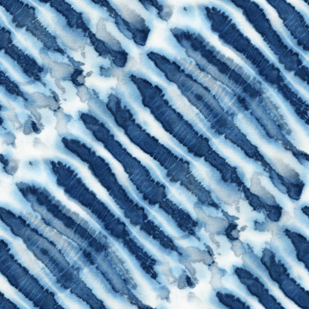 Hand-drawn pattern of indigo color - Photo, Image