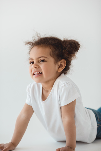 adorable little kid girl smiling - Photo, Image