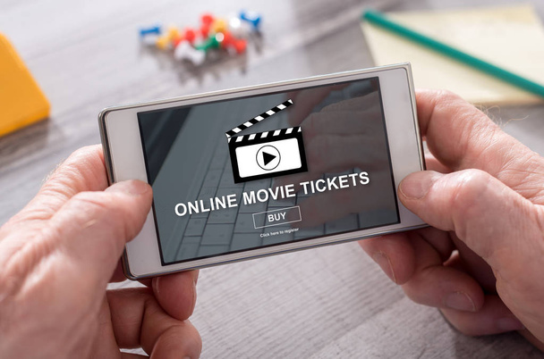 Concept of online movie tickets - Photo, Image