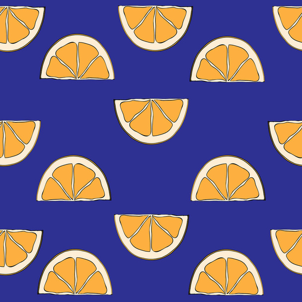 lemon , pattern, vector, illustration - Vektor, obrázek