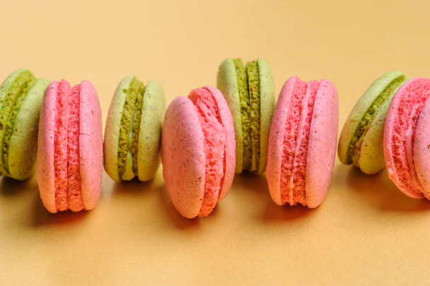 Sweet and colourful french macaroons or macaron - Photo, Image