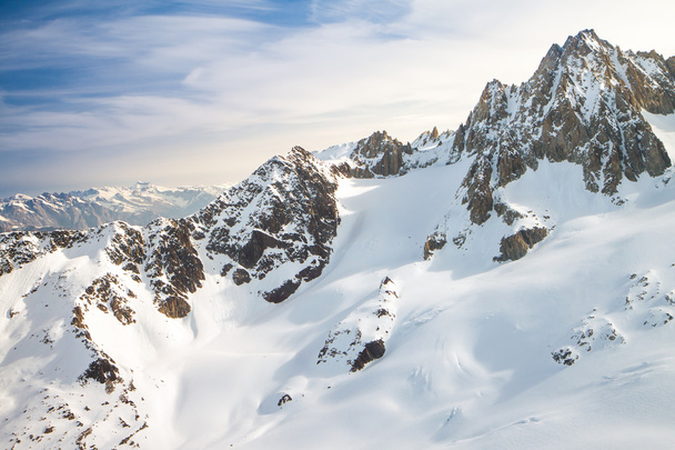 Flying trip around the Mount Blanc - Φωτογραφία, εικόνα