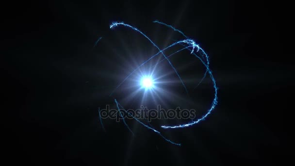 αφηρημένη atom τροχιά φως - Πλάνα, βίντεο