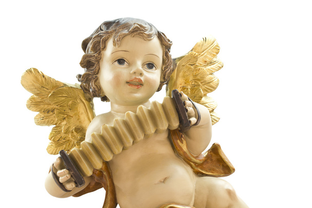 Boże Narodzenie anioły z akordeon - Zdjęcie, obraz