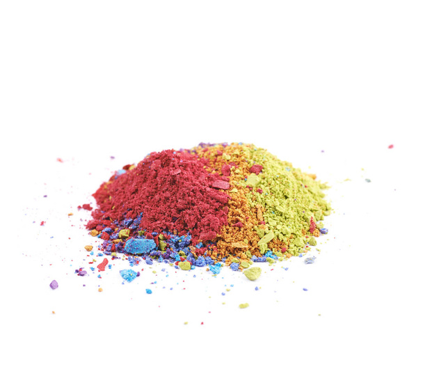 Pile of dusted paint pigment isolated - Фото, зображення