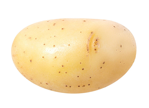 Картопля ізольована на білому
  - Фото, зображення