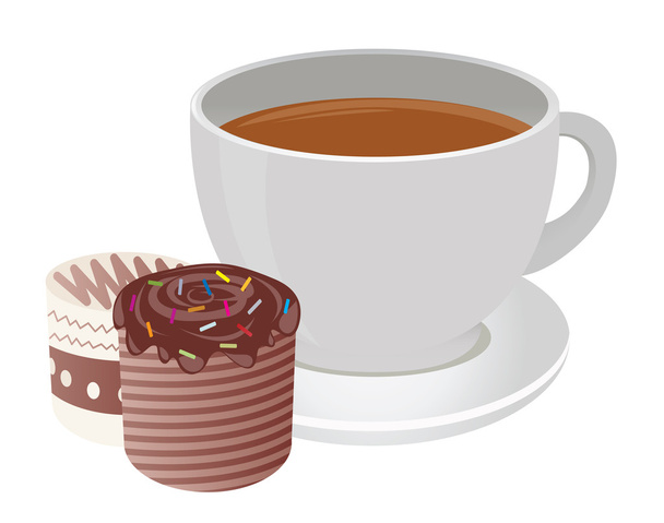 紅茶のカップ - ベクター画像