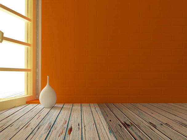 vaso perto da janela, 3d
  - Foto, Imagem