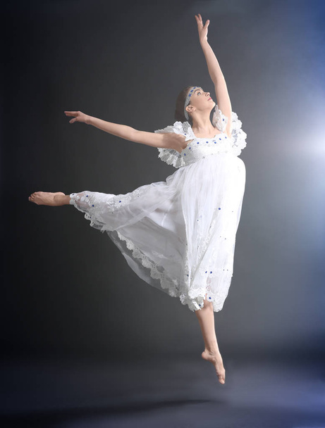 Young beautiful ballerina   - Fotó, kép