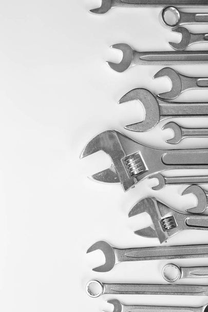 Set of spanners and screw wrenches   - Valokuva, kuva
