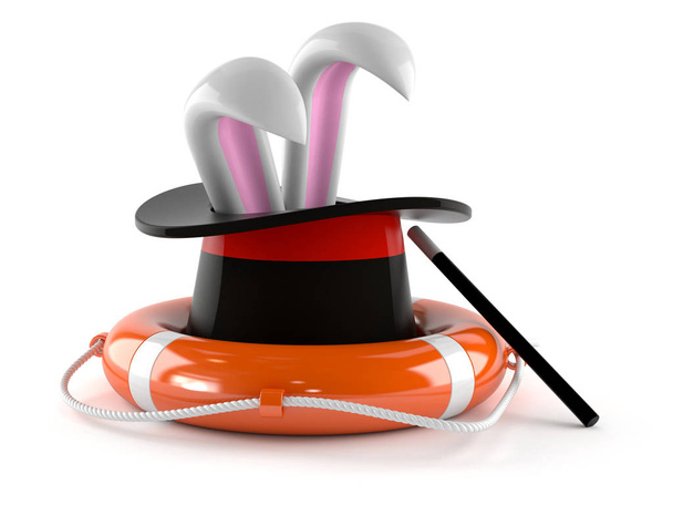 Bouée de vie avec chapeau magique
 - Photo, image