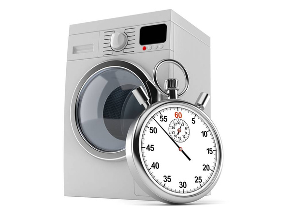 Washer with stopwatch - Photo, Image
