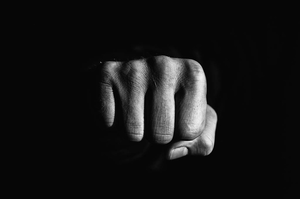 Agressie en punch - Foto, afbeelding