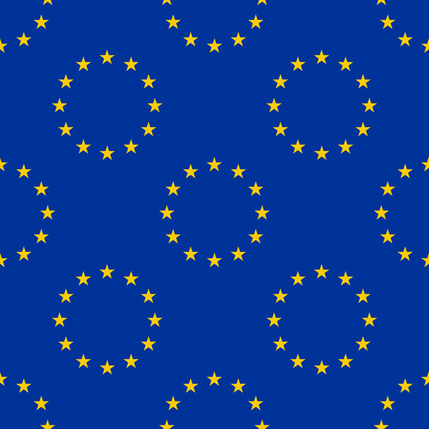 Europese vlag patroon - Vector, afbeelding