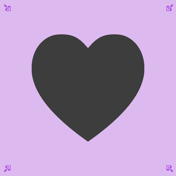 серце значок знак
 - Вектор, зображення