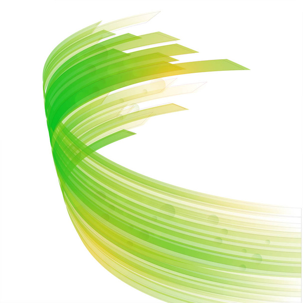 Abstract green wavy background. - Vettoriali, immagini