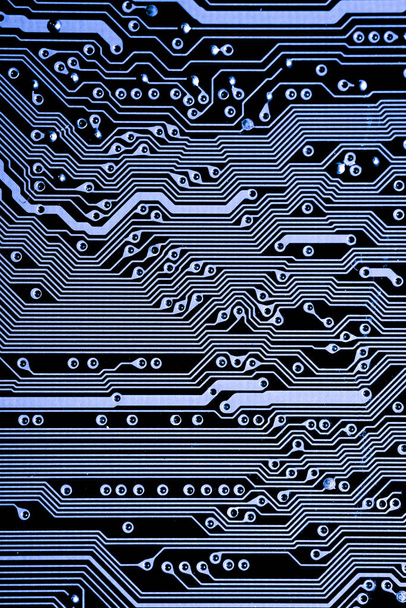 Résumé close up of Electronic Circuits in Technology on Mainboard computer background (carte logique, carte mère cpu, carte principale, carte système, mobo
) - Photo, image
