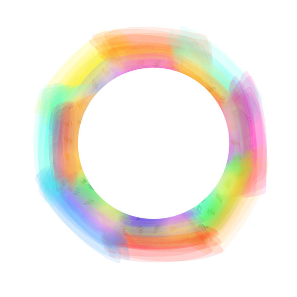 Abstract background with colorful circle. - Vektor, obrázek