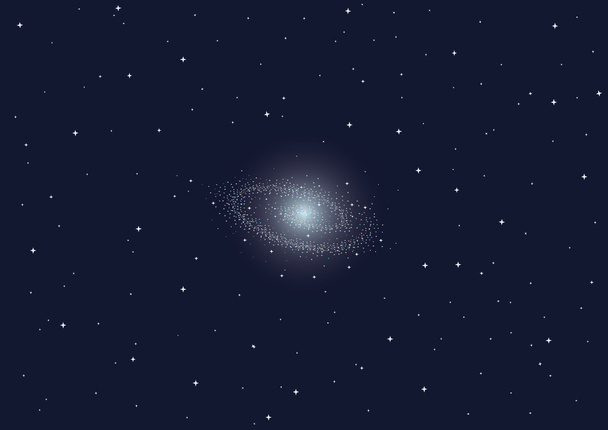 Galaxia espiral
 - Vector, Imagen