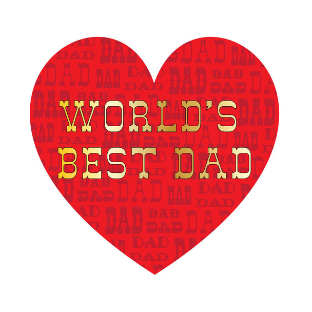 worlds best dad - Vector, Image