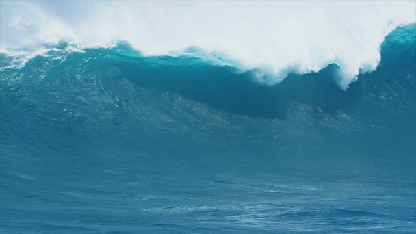 modrá vlna oceánu - Záběry, video