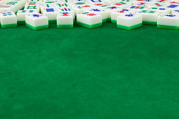 Mahjong Tabletop Background - Photo, Image