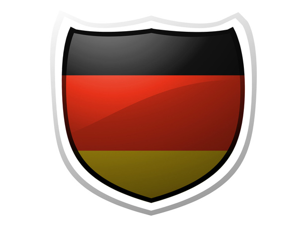The German flag - Φωτογραφία, εικόνα