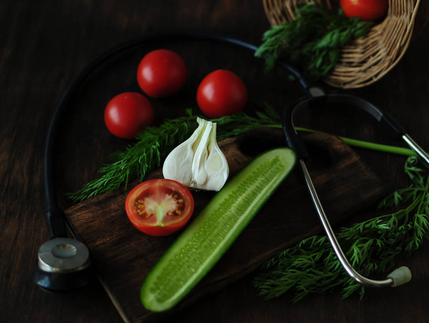 Натюрморт з овочами
  - Фото, зображення