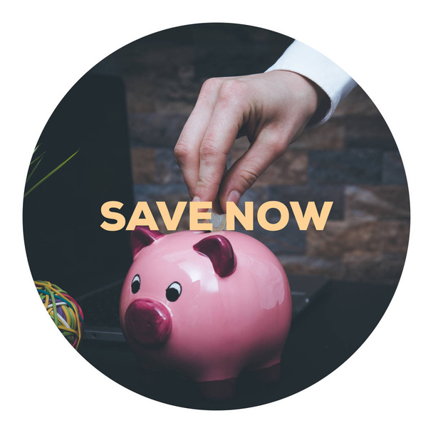 SAVE NOW CONCEPT - Foto, afbeelding