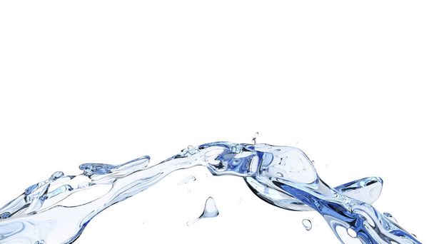 Αφηρημένη καθαρό νερό αψίδα δίνη ροής - Φωτογραφία, εικόνα
