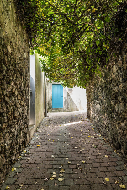 Villebrequin street in la Chaume (Les Sables d 'Olonne, France
) - Фото, изображение