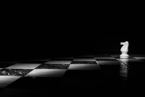 Šachy, fotografoval na šachovnici - Fotografie, Obrázek