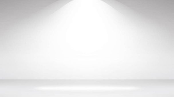 Üres fehér fotó stúdió belső háttér. Reális üres fehér fal. Vektoros illusztráció. - Vektor, kép