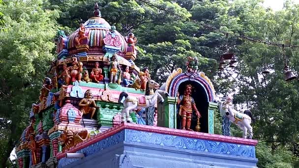 Εξωτερικό παραδοσιακά ινδουιστικό ναό Ινδία - Πλάνα, βίντεο