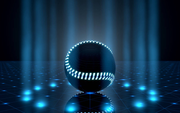 Ball On Spotlit Stage - Photo, Image