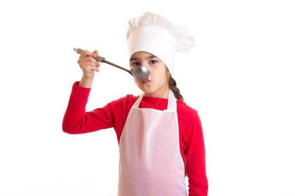 Little girl cooking - Photo, image
