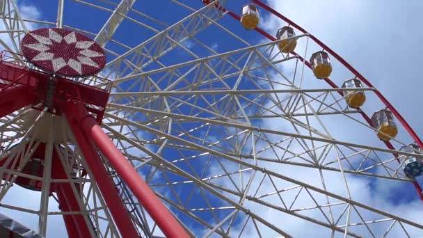 The Ferris wheel in the clouds. - Footage, Video