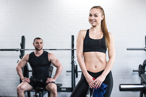 Man and woman in gym  - Photo, Image