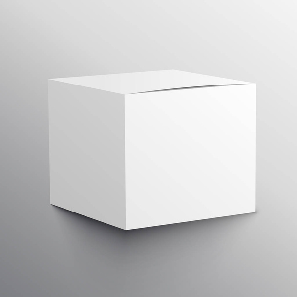realistic empty box mockup template design - Vector, afbeelding