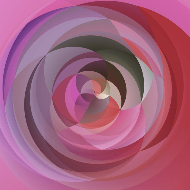抽象的な現代美術の幾何学的な渦巻き背景 - 昔のピンクと紫の色 - 写真・画像