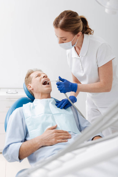 dentist improving patients dental health - Photo, image