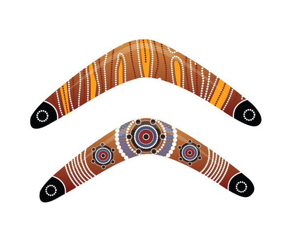 Australische boomerang vector. - Vector, afbeelding