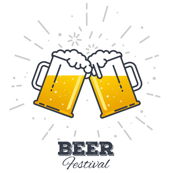 Beer festival icon - Vektör, Görsel