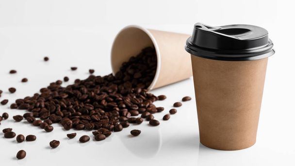 Kaffeetasse aus Papier - Foto, Bild