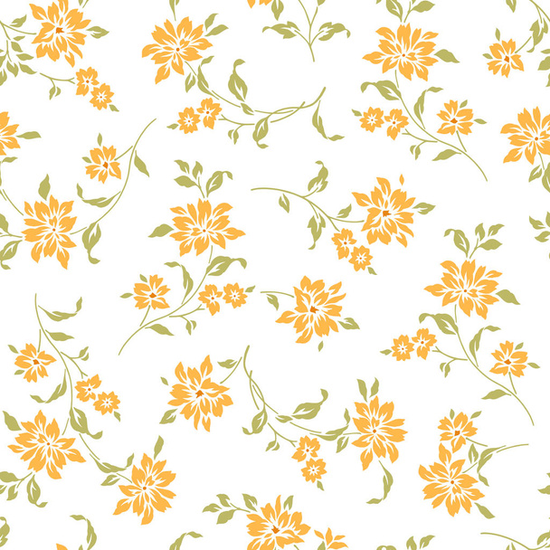 Flower illustration pattern - Vektor, kép