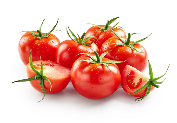 Pile de tomates isolées
  - Photo, image