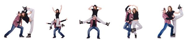 ζευγάρι χορευτές που χορεύουν μοντέρνων χορών-χοροθεάτρου - Φωτογραφία, εικόνα