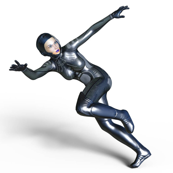 3D CG rendering of a super woman - Fotografie, Obrázek